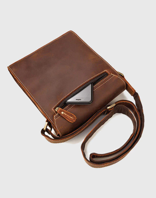 Darius™- Petit sac en cuir pour homme